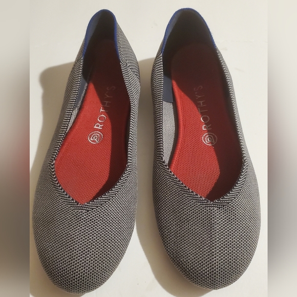 Rothy’s The Flat in Classic Charcoal Size 9.5 - Picture 2 of 7